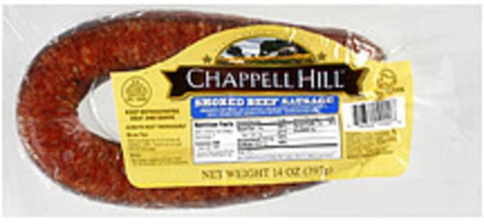 Chappell hill sausage nutrition facts