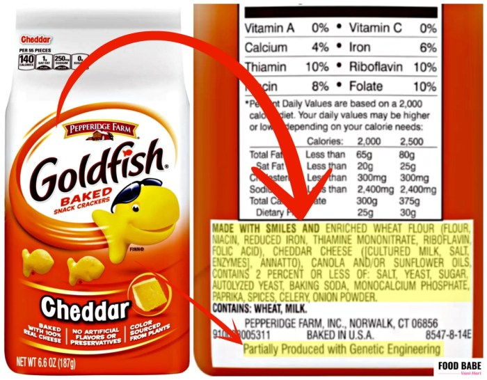 Goldfish cheddar pepperidge farm nutrition facts oz bag pack crackers bags food xtra flavor blasted save grocery