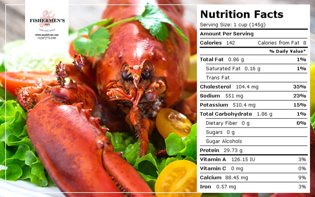 Red lobster nutrition facts